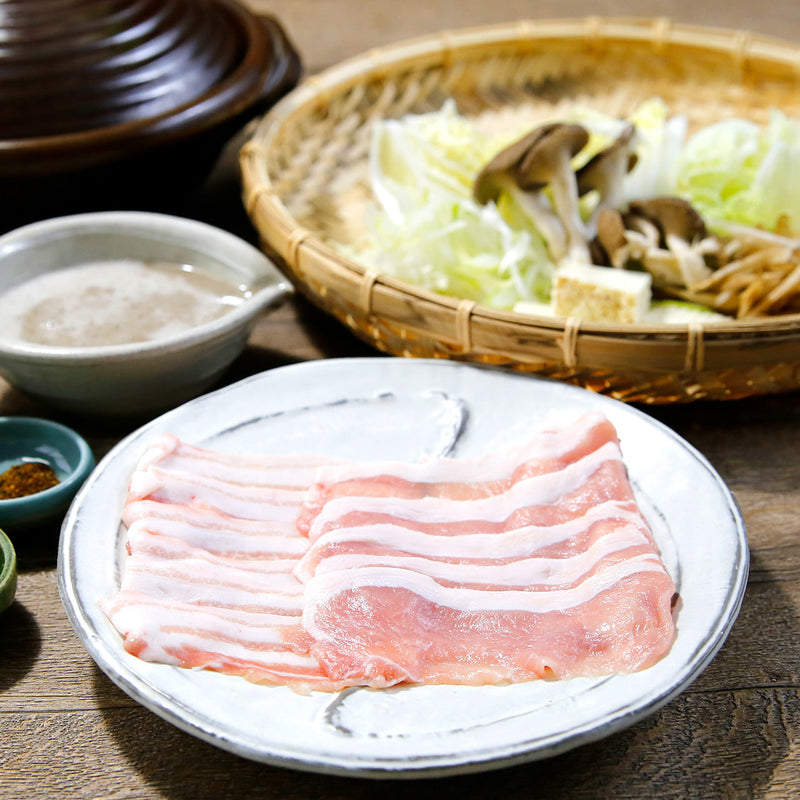 黒十特製 自然薯とろろ鍋 群馬県産 三元もち豚